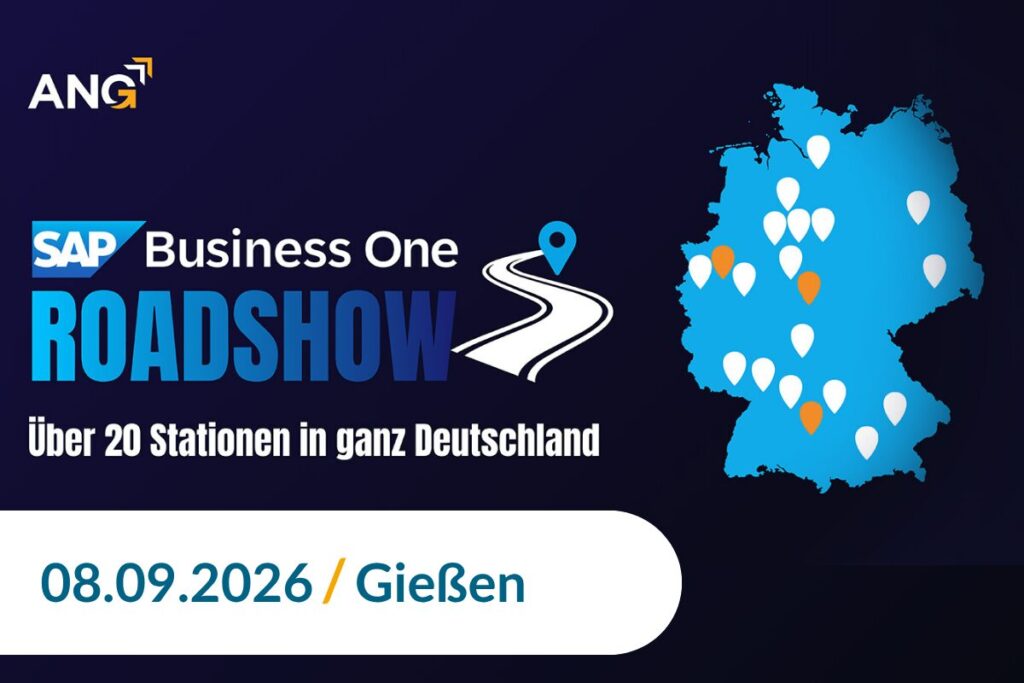 SAP Business One Roadshow Station Giessen | ANG