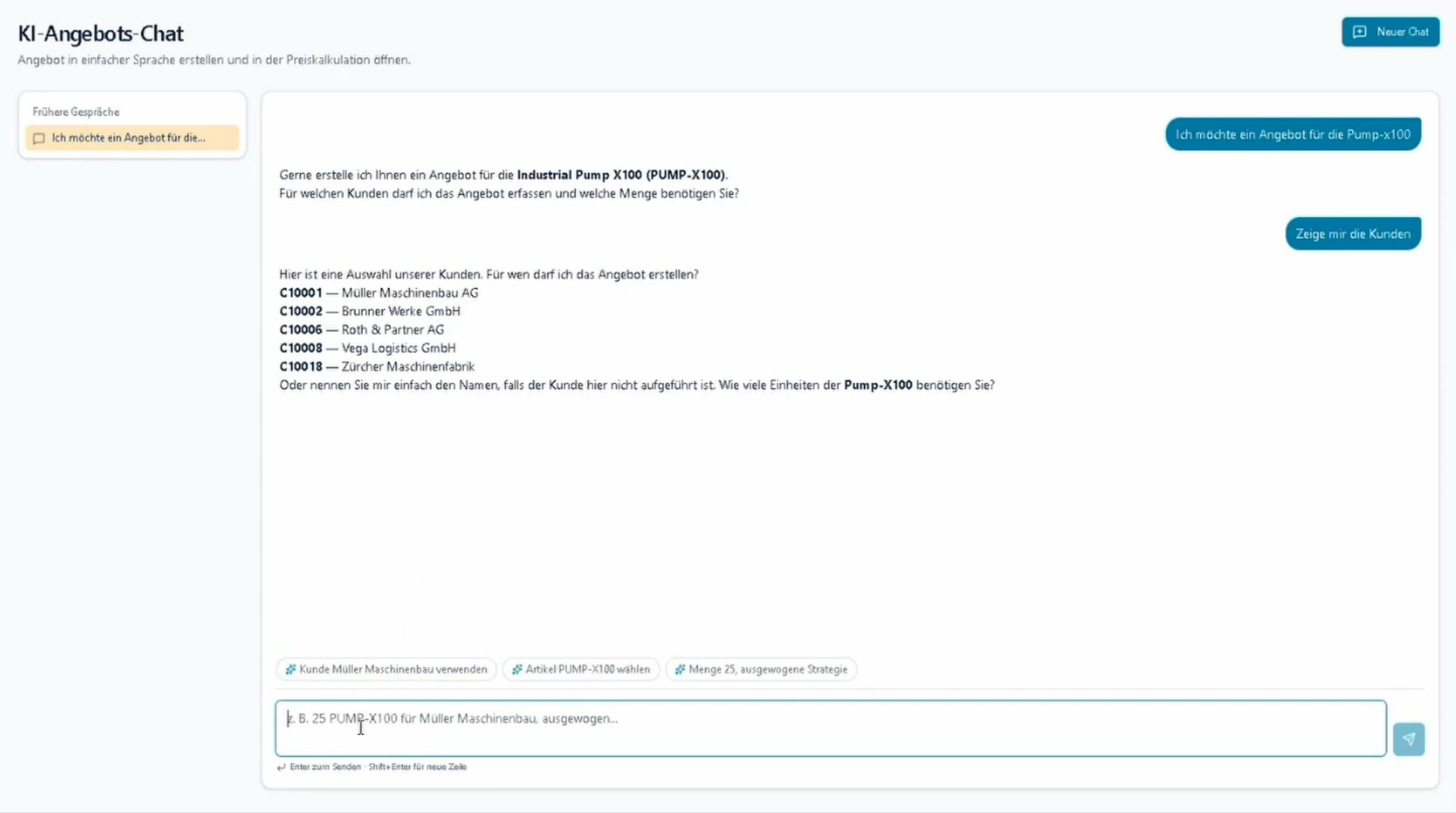Lösungen für Außendienst, Vertrieb & Service 70 Angebots- & Preiskalkulation Screenshot (4)